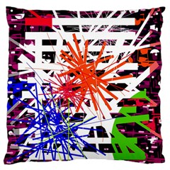 Colorful Big Bang Standard Flano Cushion Case (two Sides) by Valentinaart