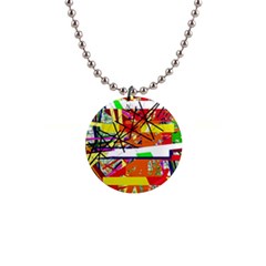 Colorful Abstraction By Moma Button Necklaces by Valentinaart