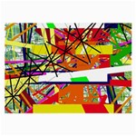 Colorful abstraction by Moma Large Glasses Cloth (2-Side) Front