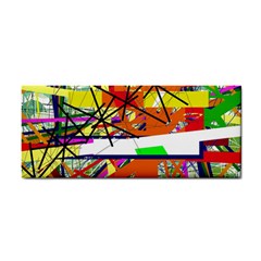 Colorful Abstraction By Moma Hand Towel by Valentinaart