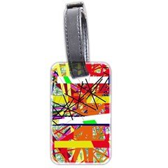 Colorful Abstraction By Moma Luggage Tags (two Sides)