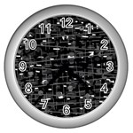 Simple gray Wall Clocks (Silver)  Front