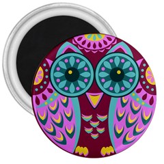 Owl 3  Magnets by olgart