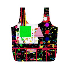 Colorful Facroty Full Print Recycle Bags (m)  by Valentinaart