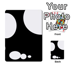 Black And White Moonlight Multi-purpose Cards (rectangle) 