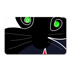 Big Cat Magnet (rectangular) by Valentinaart