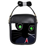 Big cat Girls Sling Bags Front