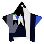 Glacier Star Ornament (Two Sides)  Back