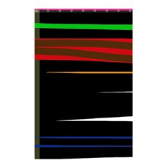 Colorful Lines  Shower Curtain 48  X 72  (small)  by Valentinaart