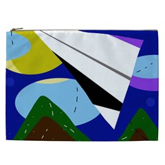 Paper airplane Cosmetic Bag (XXL) 