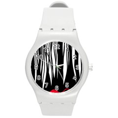 Black Forest Round Plastic Sport Watch (m)