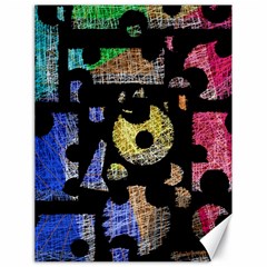 Colorful Puzzle Canvas 18  X 24   by Valentinaart