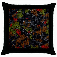 Autumn Colors  Throw Pillow Case (black) by Valentinaart