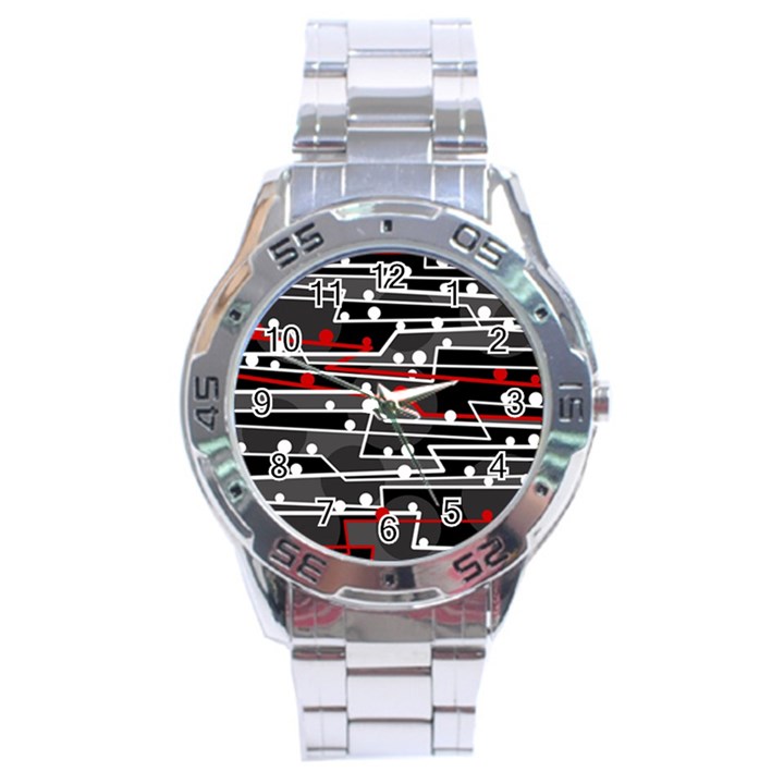 Stay in line Stainless Steel Analogue Watch