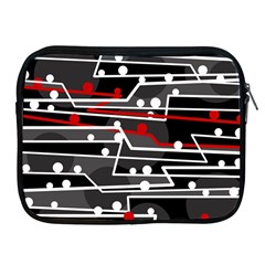 Stay In Line Apple Ipad 2/3/4 Zipper Cases by Valentinaart