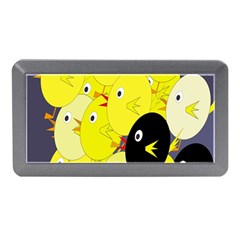 Yellow Flock Memory Card Reader (mini) by Valentinaart