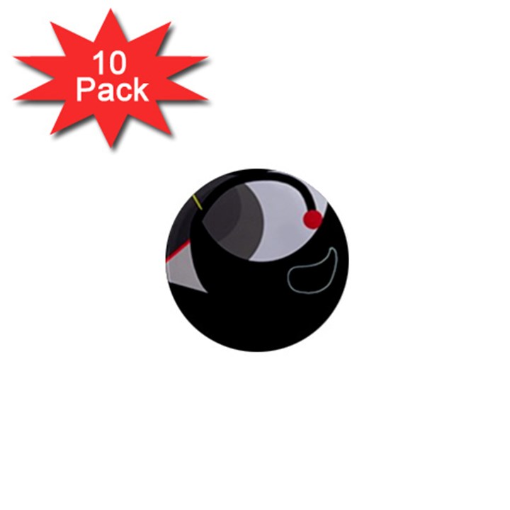 Gray bird 1  Mini Magnet (10 pack) 