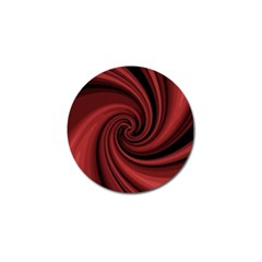 Elegant Red Twist Golf Ball Marker by Valentinaart