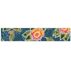 Floral Fantsy Pattern Flano Scarf (large)