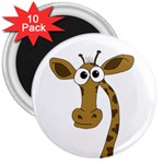 Giraffe  3  Magnets (10 pack)  Front