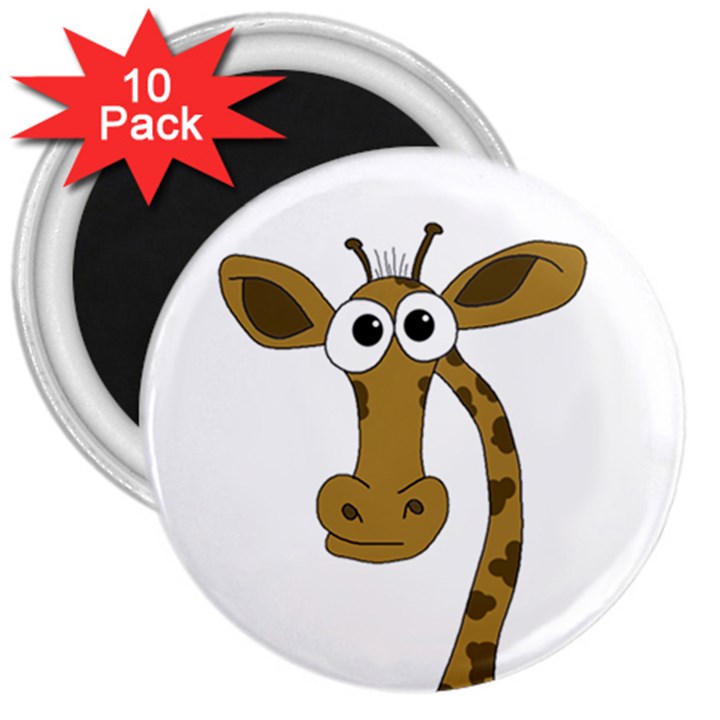 Giraffe  3  Magnets (10 pack) 