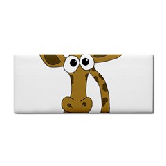 Giraffe  Hand Towel by Valentinaart