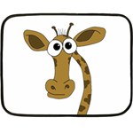 Giraffe  Fleece Blanket (Mini) 35 x27  Blanket