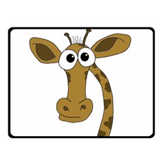 Giraffe  Fleece Blanket (small) by Valentinaart