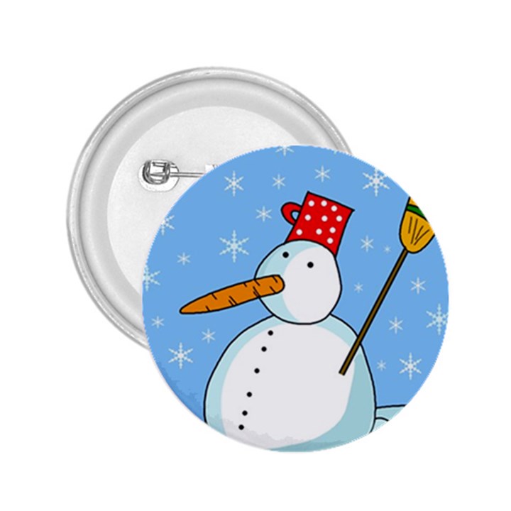 Snowman 2.25  Buttons