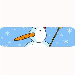 Snowman Large Bar Mats by Valentinaart