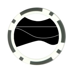 Black And White Poker Chip Card Guards (10 Pack)  by Valentinaart