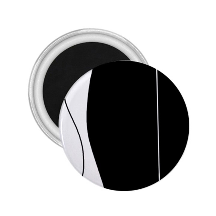 White and black 2 2.25  Magnets