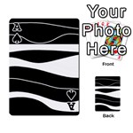 Black light Playing Cards 54 Designs  Front - SpadeA