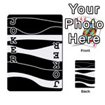 Black light Playing Cards 54 Designs  Front - Joker1