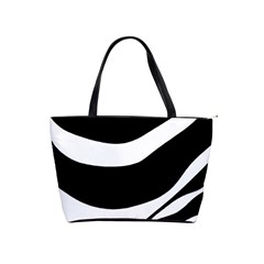 White Or Black Shoulder Handbags by Valentinaart