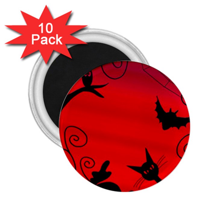 Halloween landscape 2.25  Magnets (10 pack) 