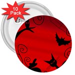 Halloween landscape 3  Buttons (10 pack)  Front