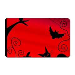 Halloween landscape Magnet (Rectangular)