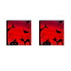 Halloween landscape Cufflinks (Square)