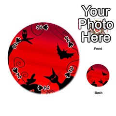 Halloween landscape Playing Cards 54 (Round) 