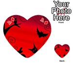 Halloween landscape Playing Cards 54 (Heart)  Front - DiamondA