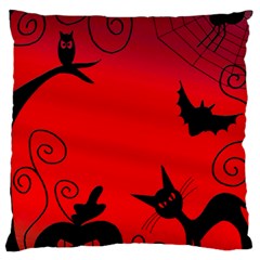 Halloween landscape Large Cushion Case (Two Sides)