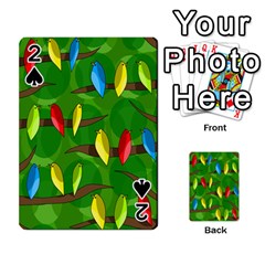 Parrots Flock Playing Cards 54 Designs  by Valentinaart