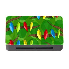 Parrots Flock Memory Card Reader With Cf by Valentinaart