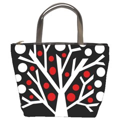 Simply Decorative Tree Bucket Bags by Valentinaart