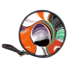 Abstract Orb In Orange, Purple, Green, And Black Classic 20-cd Wallets