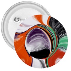 Abstract Orb In Orange, Purple, Green, And Black 3  Buttons