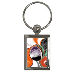 Abstract Orb Key Chains (rectangle)  by digitaldivadesigns