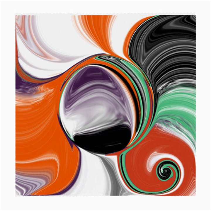 Abstract Orb Medium Glasses Cloth (2-Side)