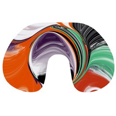 Abstract Orb Travel Neck Pillows by digitaldivadesigns